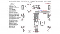 Suzuki Grand Vitara 2003, 2004, 2005, Suzuki XL-7 2003-2006, Suzuki Grand Vitara/XL-7, Automatic Transmission, With Sunroof, Full Interior Kit, 34 Pcs.