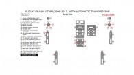 Suzuki Grand Vitara 2006, 2007, 2008, 2009, 2010, 2011, 2012, 2013, With Automatic Transmision, Basic Interior Kit, 31 Pcs.