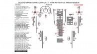 Suzuki Grand Vitara 2006, 2007, 2008, 2009, 2010, 2011, 2012, 2013, With Automatic Transmission, Full Interior Kit, 57 Pcs.
