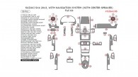 Suzuki SX4 2013, With Navigation System (With Center Speaker), Full Interior Kit, 55 Pcs.