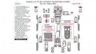 Suzuki XL-7 2007, 2008, 2009, Without Navigation System, Full Interior Kit, 54 Pcs., Match OEM