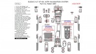 Suzuki XL-7 2007, 2008, 2009, With Navigation System, Full Interior Kit, 54 Pcs., Match OEM