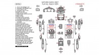 Saturn Aura 2007, Full Interior Kit, 49 Pcs., Match OEM