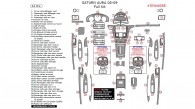 Saturn Aura 2008-2009, Full Interior Kit, 64 Pcs,