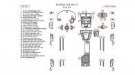 Saturn Vue 2006-2007, Full Interior Kit, 50 Pcs.