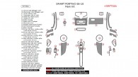 Smart ForTwo 2008, 2009, 2010, Main Interior Kit, 37 Pcs.