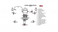Saturn L Series 2000-2001, Full Interior Kit, Without OEM, 24 Pcs.