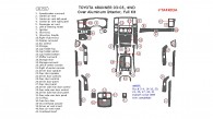 Toyota 4Runner 2003, 2004, 2005, Full Interior Kit, Over Aluminum Interior, 4wd, 41 Pcs.