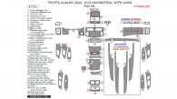 Toyota Avalon 2010, W/o Navigation, With Logo, Full Interior Kit, 47 Pcs.