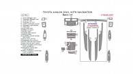 Toyota Avalon 2010, With Navigation, Basic Interior Kit, 21 Pcs.