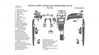 Toyota Camry Solara 2004, 2005, 2006, 2007, 2008, SE, Convertible, Full Interior Kit, 46 Pcs.