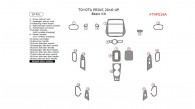 Toyota Prius 2016, 2017, Basic Interior Kit, 19 Pcs.