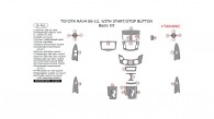 Toyota Rav4 2006, 2007, 2008, 2009, 2010, 2011, 2012, With Start/Stop Button, Basic Interior Kit, 26 Pcs.