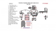Toyota Tundra 2000, 2001, 2002, 2003, 2004, Regular Cab, Full Interior Kit, 25 Pcs.