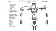Toyota Tundra 2004-2006, Double Cab, Full Interior Kit, 32 Pcs.