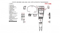 Toyota 4Runner 1996, 1997, 1998, Interior Dash Kit, 4WD, With Automatic Transmission, 21 Pcs.