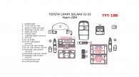 Toyota Camry Solara 1999, 2000, 2001, 2002, 2003, Interior Dash Kit, Match OEM, 18 Pcs.