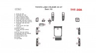 Toyota Land Cruiser 2003, 2004, 2005, 2006, 2007, Basic Interior Kit, 17 Pcs.