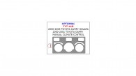 Toyota Camry 2000-2001/Toyota Camry Solara 2000, 2001, 2002, 2003, Interior Dash Kit, Manual Climate Control, 1 Pcs.