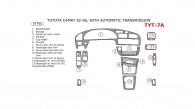 Toyota Camry 1992, 1993, 1994, 1995, 1996, Interior Dash Kit, With Automatic Transmission, 14 Pcs.