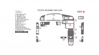 Toyota 4Runner 1989, 1990, 1991, 1992, 1993, 1994, 1995, Main Interior Kit (4Runner), 19 Pcs.