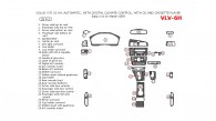 Volvo V70 2001, 2002, 2003, 2004, Basic Interior Kit or OEM MatchAutomatic, With Digital Climate Control, With CD And Cassette Player, 28 Pcs.