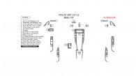 Volvo S80 2010-2011, Basic Interior Kit, 19 Pcs.