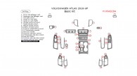 Volkswagen Atlas 2018-2023, Basic Interior Kit, 34 Pcs.