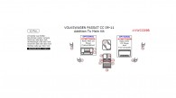 Volkswagen Passat CC 2009, 2010, 2011, Addition To Main Interior Kit, 12 Pcs.