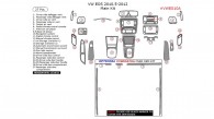 Volkswagen Eos 2010.5, 2011, 2012, Main Interior Kit, 27 Pcs.