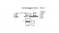 Volkswagen Passat 1995, 1996, 1997, Interior Dash Kit, Manual, 11 Pcs.