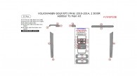 Volkswagen Golf /Golf GTI 2010, 2011, 2012, 2013, 2014, 2 Door, Addition To Main Interior Kit, 11 Pcs.
