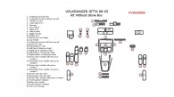 Volkswagen Jetta 1999, 2000, 2001, 2002, 2003, 2004, 2005, Interior Dash Kit, Without Glove Box, 30 Pcs.