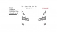 Audi A4 2009, 2010, 2011, 2012, 2013, 2014, 2015, 2016, Exterior Kit (Sedan Only), 8 Pcs.