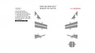Audi Q5 2009, 2010, 2011, 2012, 2013, 2014, 2015, 2016, 2017, Exterior Kit, Full Interior Kit, 14 Pcs.
