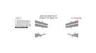 Audi Q5 2009, 2010, 2011, 2012, 2013, 2014, 2015, 2016, 2017, Basic Exterior Kit, 8 Pcs.