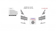 Acura ILX 2013, 2014, 2015, Exterior Kit, Full Interior Kit, 8 Pcs.