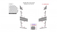 Acura RDX 2013, 2014, 2015, 2016, 2017, 2018, Exterior Kit, Full Interior Kit, 16 Pcs.