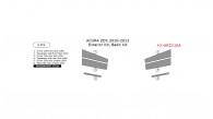 Acura ZDX 2010, 2011, 2012, 2013, Basic Exterior Kit, 6 Pcs.