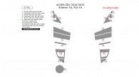 Acura ZDX 2010, 2011, 2012, 2013, Full Interior Kit, Exterior Kit, 17 Pcs.