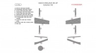 Buick Enclave 2008, 2009, 2010, 2011, 2012, Exterior Kit, 17 Pcs.