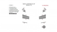 Buick Lacrosse 2010, 2011, 2012, 2013, Exterior Kit, 13 Pcs.