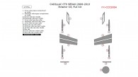 Cadillac CTS 2008, 2009, 2010, 2011, 2012, 2013, Exterior Kit, Full Kit (Sedan Only), 17 Pcs.