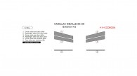 Cadillac Deville 2000, 2001, 2002, 2003, 2004, 2005, Exterior Kit, 6 Pcs.