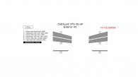 Cadillac STS 2005, 2006, 2007, 2008, 2009, 2010, 2011, 2012, 2013, 2014, 2015, Exterior Kit, 6 Pcs.