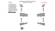 Chevrolet Traverse 2009, 2010, 2011, 2012, 2013, 2014, 2015, 2016, 2017, Exterior Kit, Full Interior Kit, 17 Pcs.