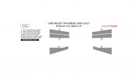 Chevrolet Traverse 2009, 2010, 2011, 2012, 2013, 2014, 2015, 2016, 2017, Basic Exterior Kit, 6 Pcs.