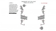 Chevrolet Volt 2011, 2012, 2013, 2014, 2015, Exterior Kit, Full Interior Kit, 24 Pcs.