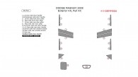 Dodge Magnum 2008, Exterior Kit, Full Interior Kit, 16 Pcs.