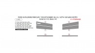 Ford Explorer 2006, 2007, 2008, 2009, 2010, Mercury Mountaineer 2006-2015, Basic Exterior Kit, With Keyless Entry, 6 Pcs.